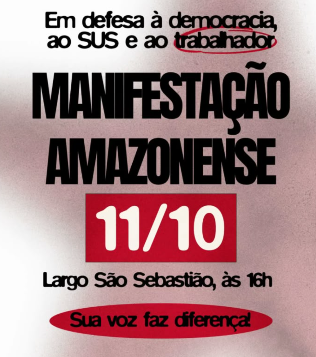 Cartaz de Manifestação Amazonense